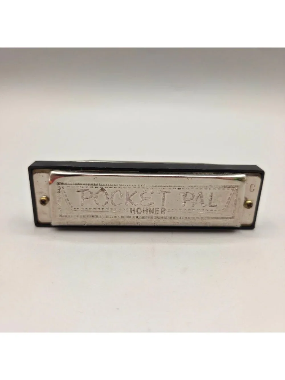 Hohner Pocket Pal Harmonica Key Of C Stainless Steel